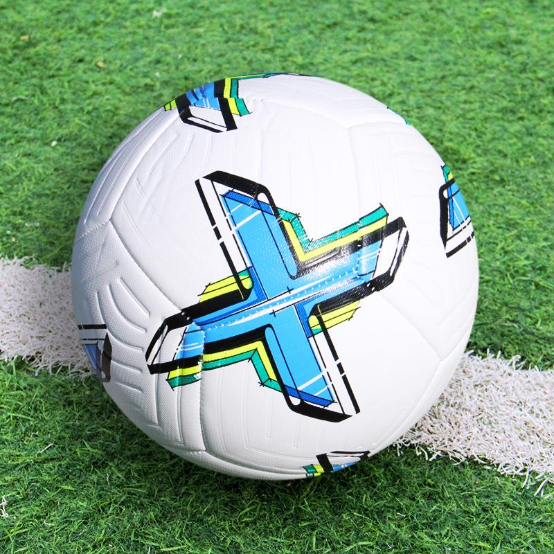 Size 5 Soccer Ball PVC Explosion-proof Football World Cup Type 5 PU Match Training Football Trajectory Training Football