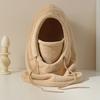 Ladies' Warm Face Mask, Cycling Ski Hat, Scarf Mask, Integrated Windproof And Cold Proof, With Thick Velvet Insulation Head Cover