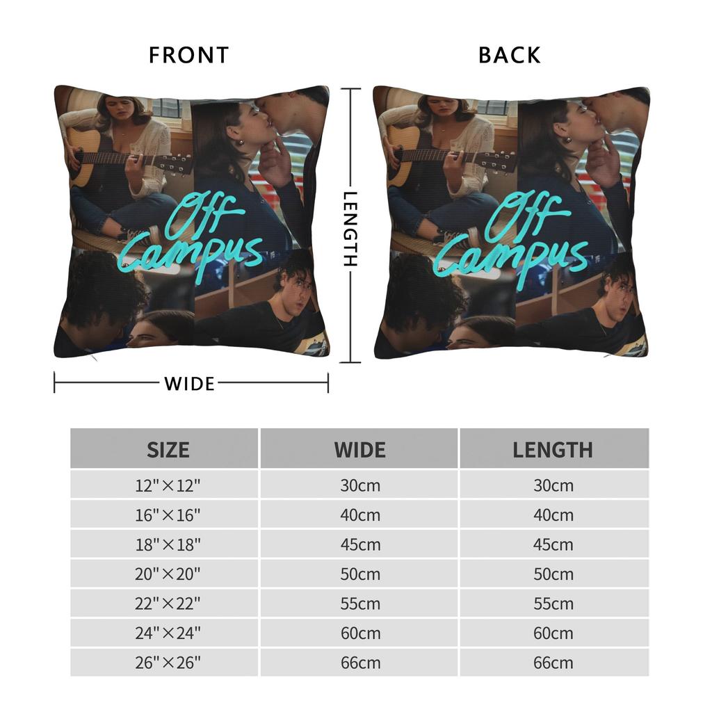 Decorative Pillow Cover Off Campus Tv Series Merchandise Car Throw Pillow Case Cover Square Multi-Size