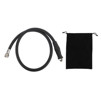 Diving Medium Pressure Hose PVC Aluminum Alloy Diving Second Stage Regulator Hose Diving Regulator Hose 90cm