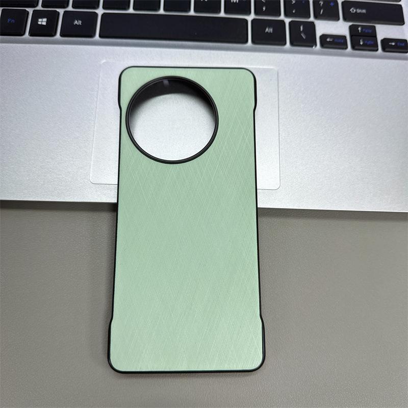 Applicable To OnePlus ACE6 Gold Silk Plain Leather Borderless Mobile Phone Case OnePlus 15 Magnetic Suction 1 + 15R Protective Case