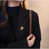 Fashion Panda Holding Balloon Brooches for Women Enamel Animal Plant Lapel PinsSuit Casual Party Accessories Gift