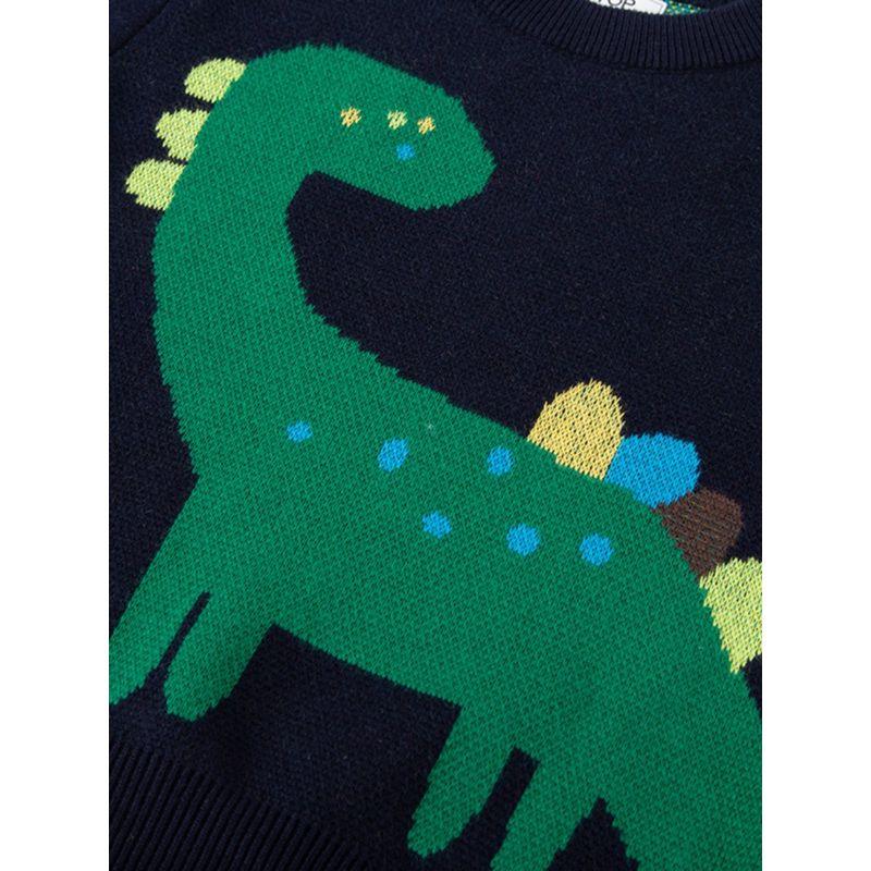 Autumn and Winter Dinosaur Clothes Pullover Sweater Pure Cotton Children's Clothing