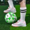 Młodzież Dzieci Klamra Obrotowa Buty Piłkarskie Połamane Paznokcie Buty Sportowe dla Starszych Dzieci Uczniowie Szkoły Podstawowej Profesjonalny Trening Meczowy Piłka Nożna Sh