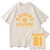 Llya Rozanov 81Bos Raiders Tshirts TV Printing Men Women T-shirt Short Sleeve Cotton Fashion Tee Unisex Streetwear Top