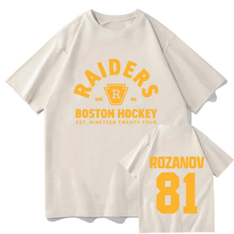 Llya Rozanov 81Bos Raiders Tshirts TV Printing Men Women T-shirt Short Sleeve Cotton Fashion Tee Unisex Streetwear Top