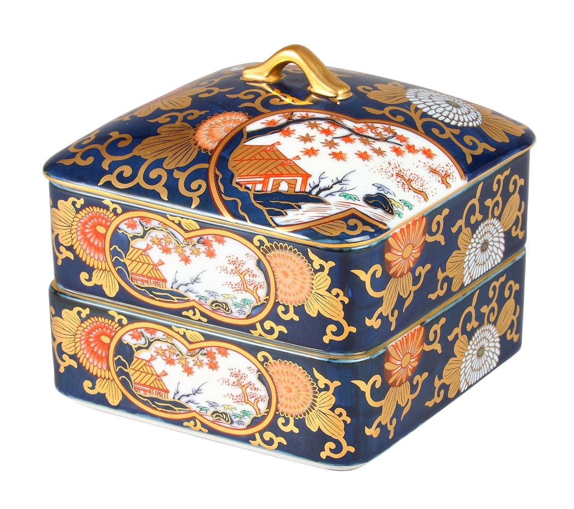 

Arita ware Shobido основной магазин Rinpa Old Imari стиль тяжелый двухъярусный S-3063