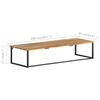 Coat Rack with Natural Edge 100 X 35 X 22 Cm Solid Acacia Wood