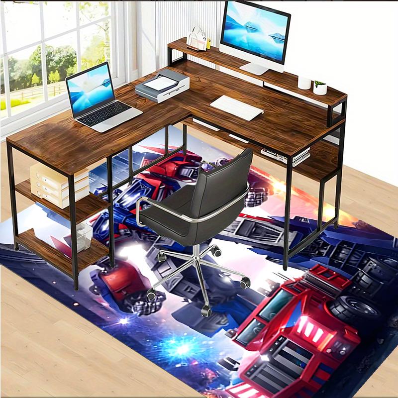 Transformers Polyester Carpet, Soft Indoor Mat for Office Chair, Living Room, Computer Desk - Decorative Home Office Rug Design
