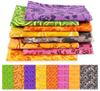 8 Pc Fat Quarter Bundle-  Batik  Print 18"x 22"  DIY Patchwork-  100  Cotton  Pre-Cut Quilting Fabric