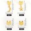44-Piece Butterfly and Dreadlock Hair Rings Ancient Style Set for Europe and America