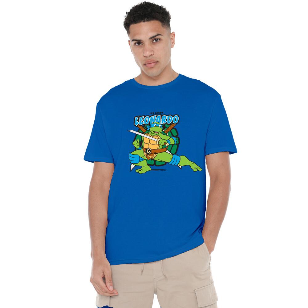 Tmnt Leonardo Leads T-Shirt S-4XL Royal XL