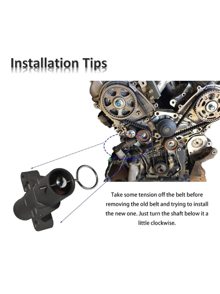 Manual Timing Belt Tensioner 14520RCAA01 Replacement Accessories Fit for BTH001 T43129 85019 12581902 Engine
