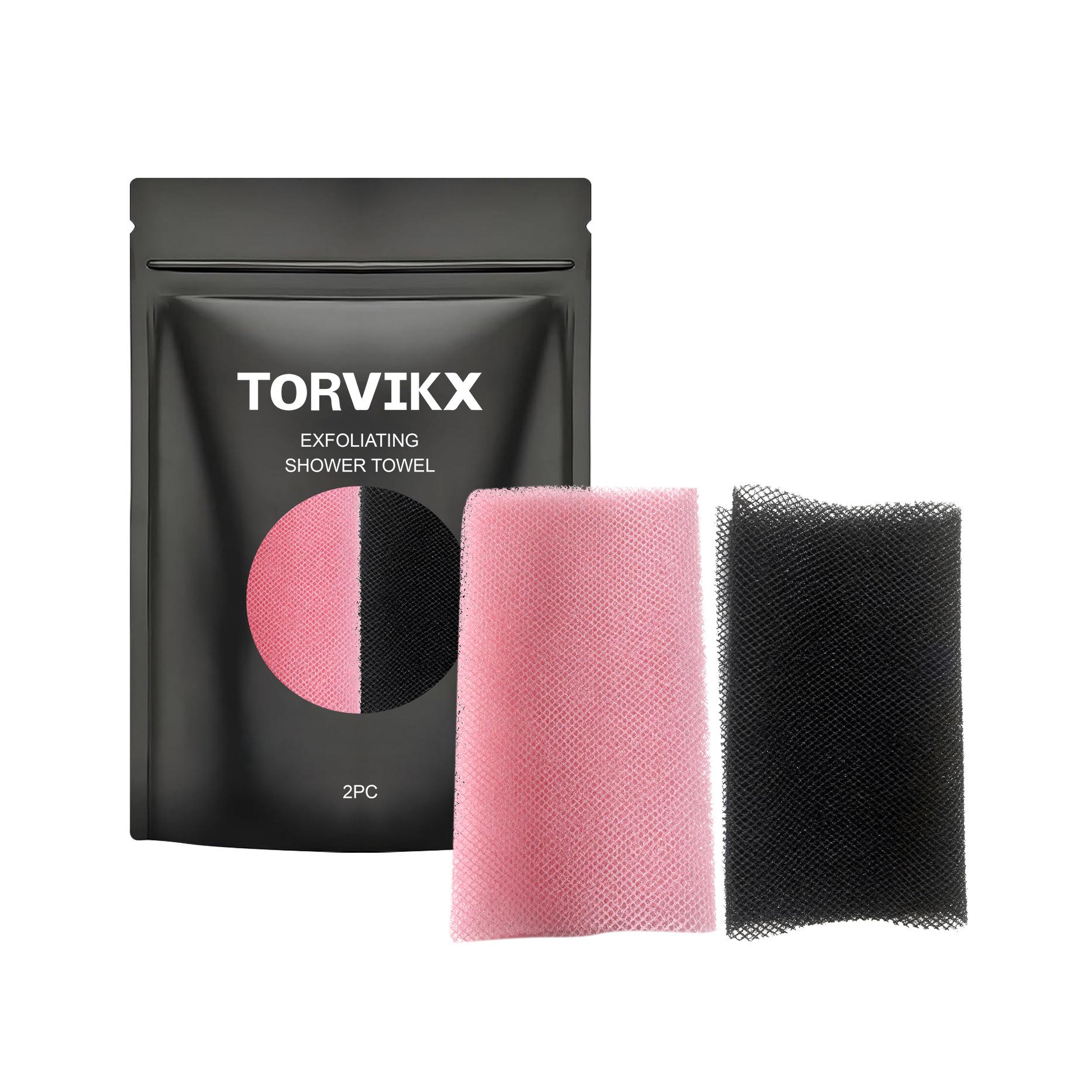 Torvikx Gentle Bath Towel – Soft, Skin-Friendly Daily Scrubbing Tool for Smooth Skin.