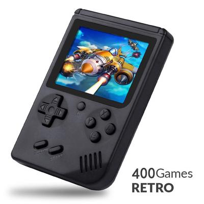 Mini Retro Spiel Handheld-Spielkonsole Eingebaute 400 Spiele Box Klassisches Retro-Gamepad Geschenk für Kind Kinderspielzeug AVE