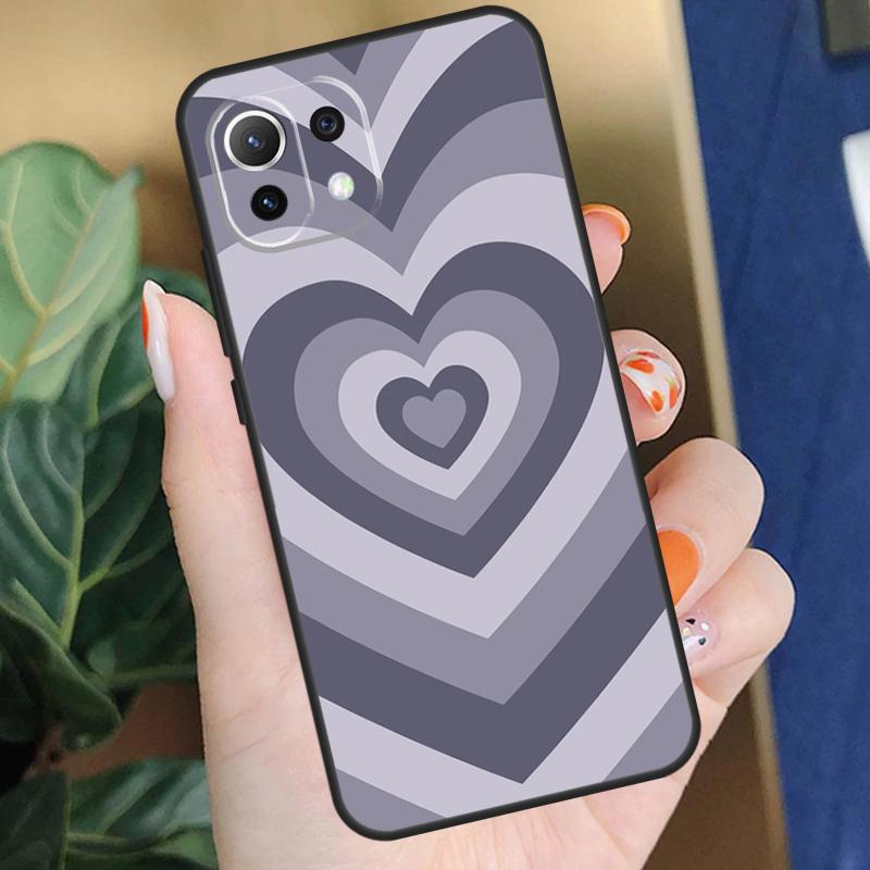 Sage Green Coffee Love Heart Latte Case For Xiaomi 17 Pro Max 14 15 Ultra 13T 14T 15T Pro POCO F8 F7 F5 F6 X5 X6 X7 Pro Coque