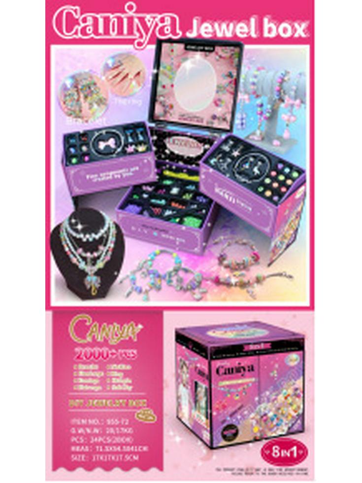 DIY Girls' Beaded Jewelry Gift Set: Handmade Bracelets & Necklaces