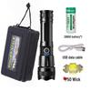 XHPp50 Aluminum Alloy Waterproof Flashlight with Telescopic Zoom & USB Charging
