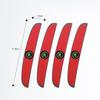 4Pcs Rubber Anti Collision Strip Car Door Protector Stickers For Skoda Kylaq Elroq Kodiaq Octavia Enyaq Kamiq Scala Rapid Superb