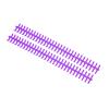 10 Pcs Loose Leaf Binding Spine 30 Hole Cuttable Wear Resistant PP Plastic 10mm Binding Comb for Student