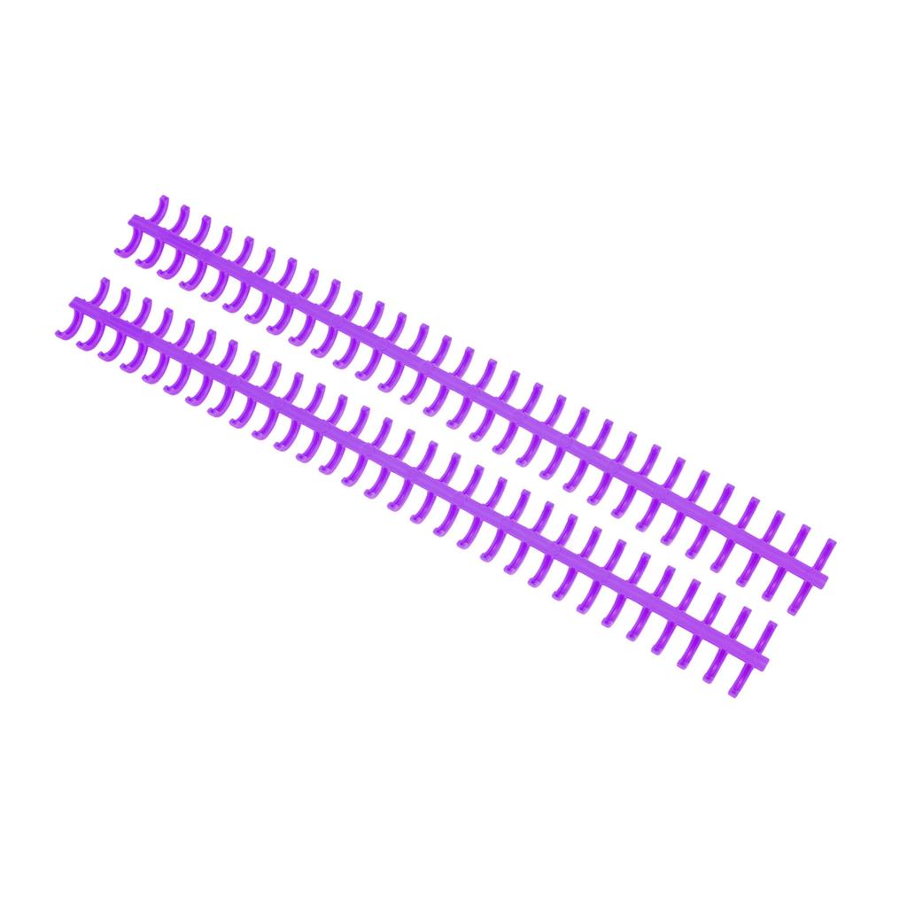 10 Pcs Loose Leaf Binding Spine 30 Hole Cuttable Wear Resistant PP Plastic 10mm Binding Comb for Student