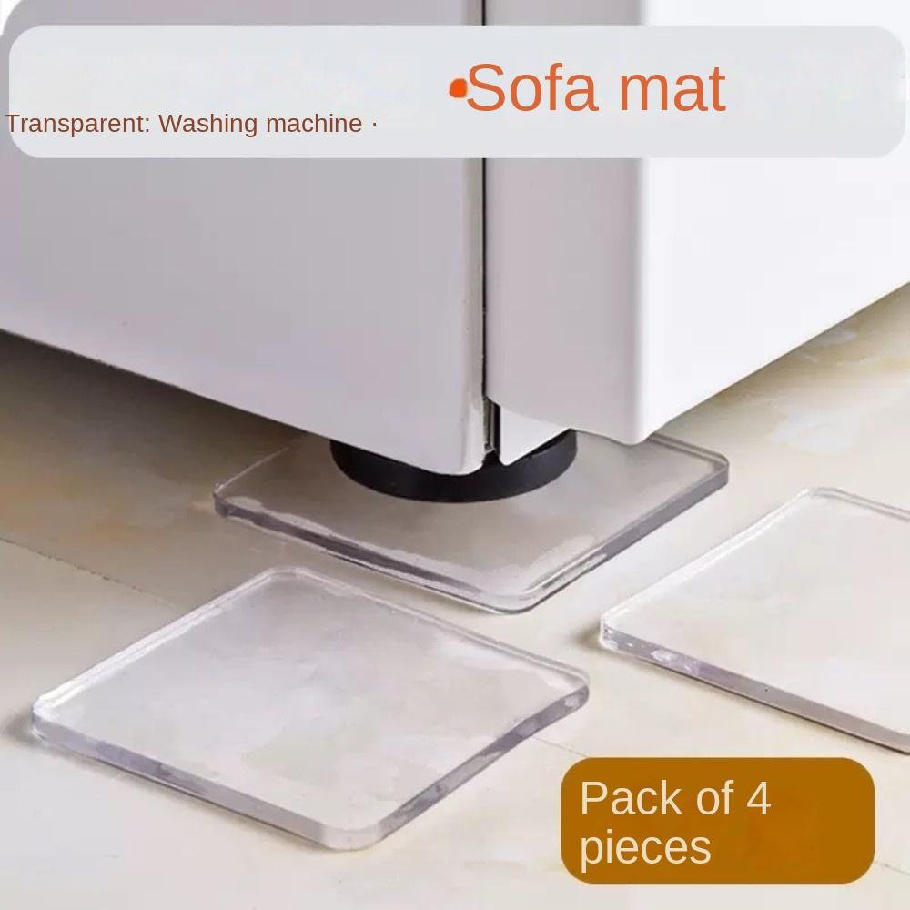 4pcs Silicone Non-Slip Mat Self-Adhesive Floor Protector Furniture Leg Slider Pads Home Bathroom