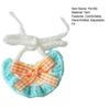 Gestricktes Katzen Lätzchen Verstellbar Niedliches Haustier Lätzchen Weiches Atmungsaktives Haustier Lätzchen mit Schleife Blume für Katzen Und Kleine Hunde Foto Requisite