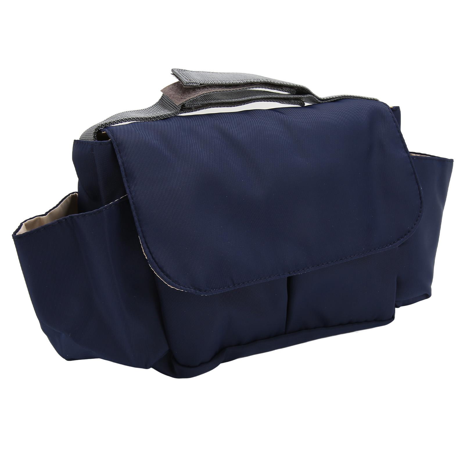 

Органайзер для детской коляски, водонепроницаемая сумка для подгузников большой вместимости, множество карманов, нейлоновые аксессуары