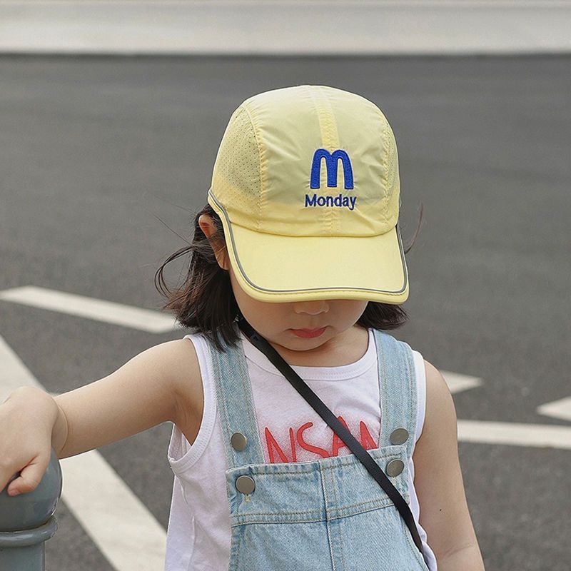 Kids Summer Quick Dry Breathable Baseball Cap Lightweight Sun Protection Visor Hat for Boys and Girls