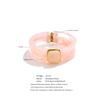 Eetit 63mm Grün Rosa Beige Bernstein Acryl Breitarmreif Armspange Wasserdicht Mode Sommer Attraktiver Schmuck Großhandel