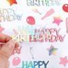 100pcs Colorful Birthday Confetti Decorations, Paper Balloon & Hat Cutouts, Festive Sprinkles for Party Table Scatter