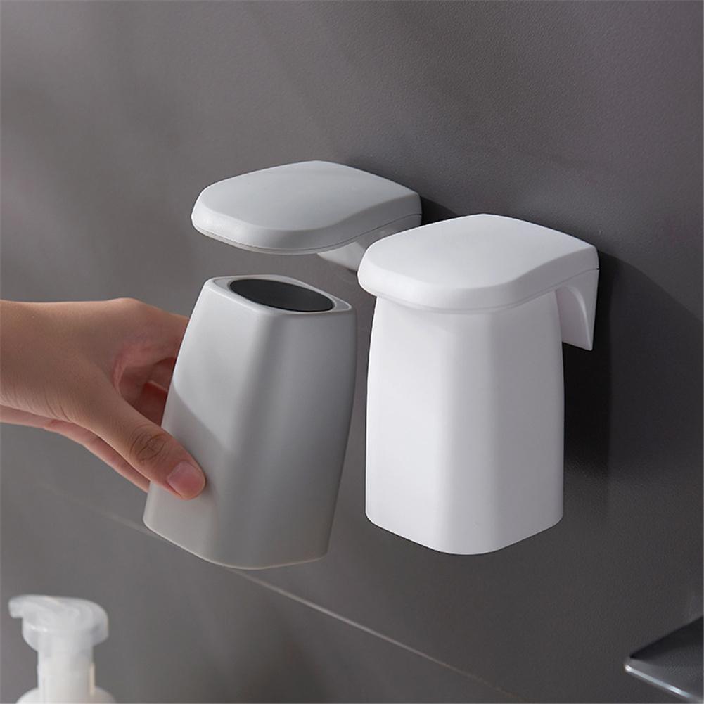 Wall-mounted Magnetic  Mouthwash  Cup Household Bathroom Accessories