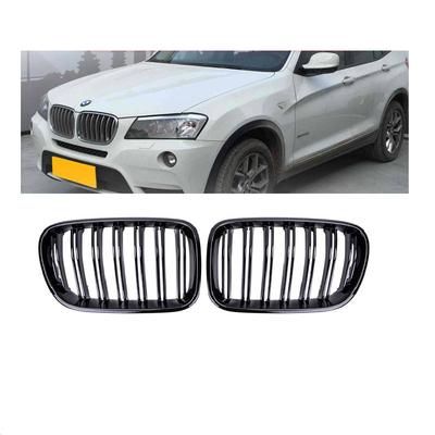 Frontstoßstange Motorhaubengitter Für BMW X3 F25 2011-2013 Einzel- und Doppellinien-Stil Obere Renngitter