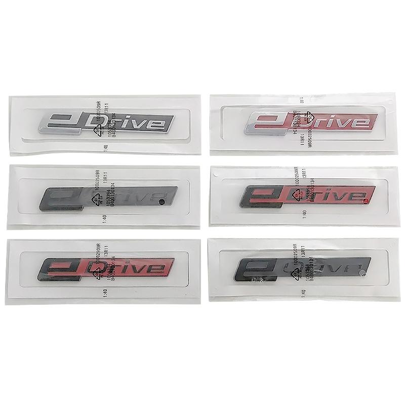 13x2.1cm ABS Car Body Sticker Rear Trunk Badge for BMW eDrive Emblem X1 X2 X4 X5 E36 E46 E90 E60 E28 E34 F18 F31 F15 G05 G20 G30