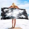 Oil Paintings Super Soft Plush Beach Bath Pool Towel Pool Towel Oversized Lightweight Sand Free Quick Dry Plush Beach Towel