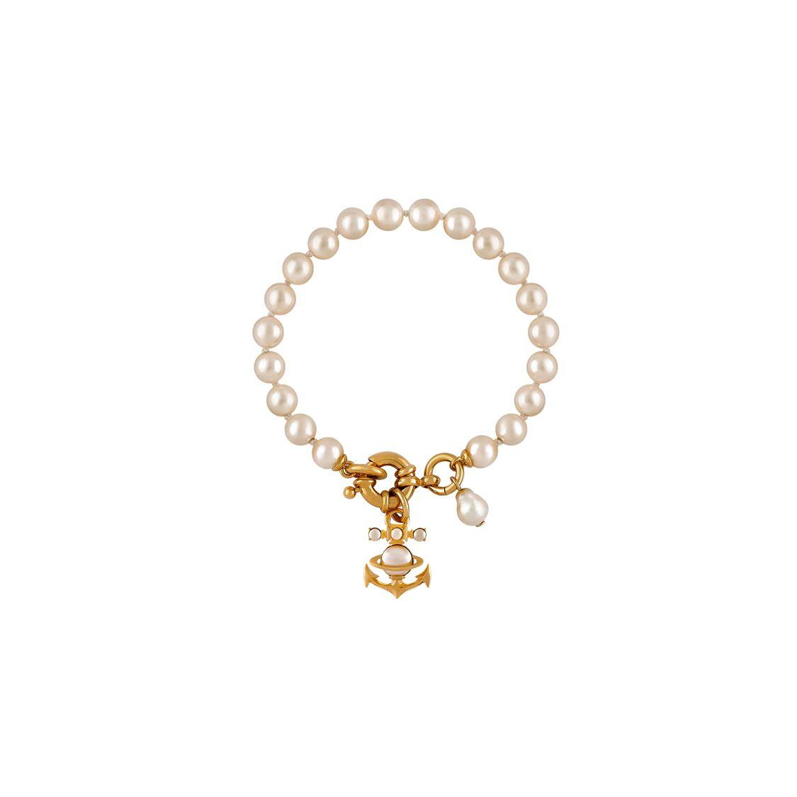 Vivienne Westwood Marialena Pearl Bracelet Original Design Women bracelet 61030074-02R107-CN Box