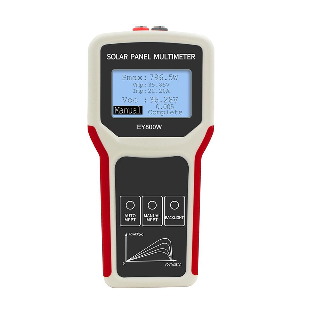Photovoltaic Tester MPPT Open Circuit Voltage Troubleshooting Utility Tool for Solar PV Testing Solar Panel Multimeter