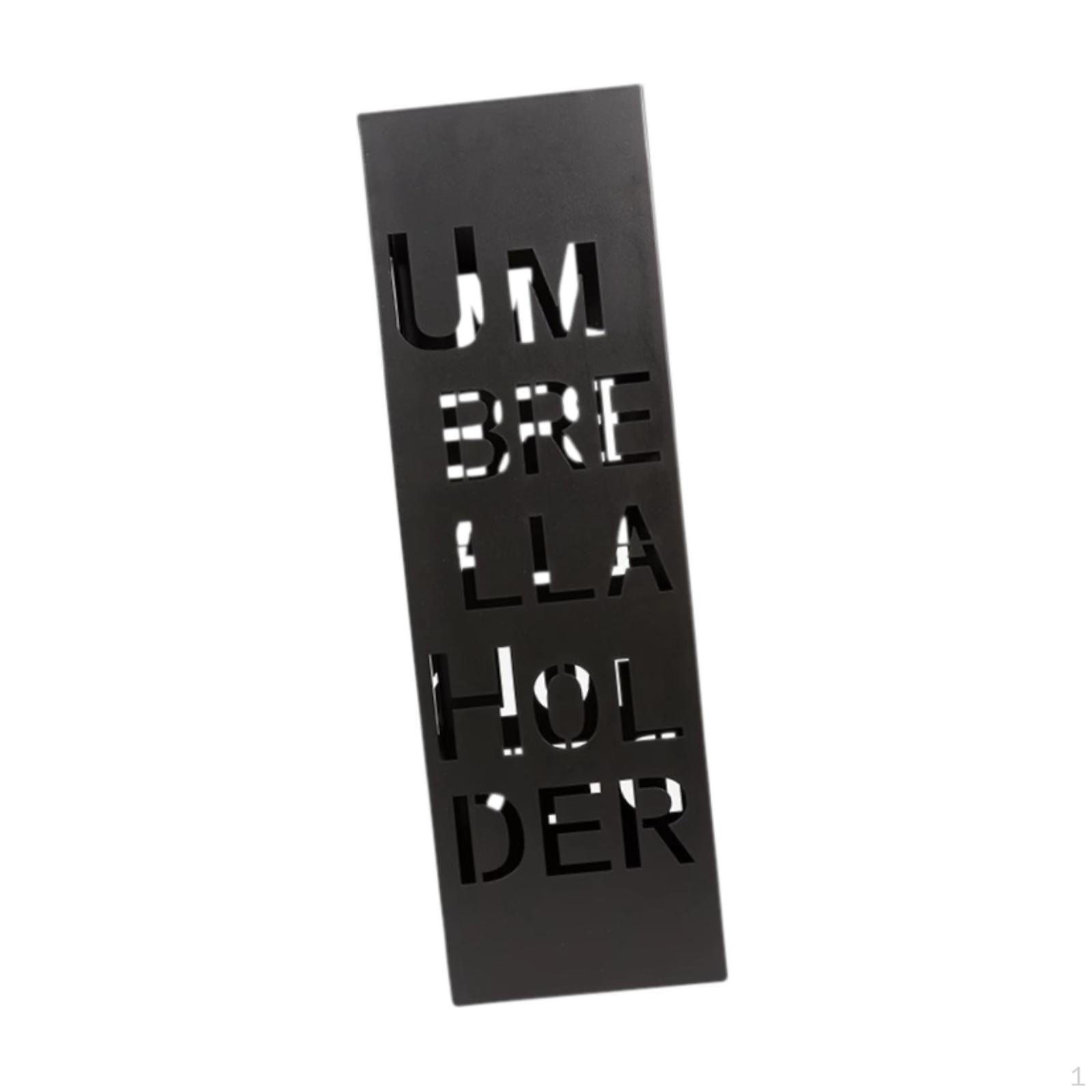 Отдельно стоящий держатель для зонтов для отеля с экономичным дизайном чёрный 3298₽