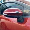 ABS Door Rearview Mirror Anti-rub Guard Stripes Rear Bumper Decor Cover Trim For Toyota Yaris   Car Chrome Accessories