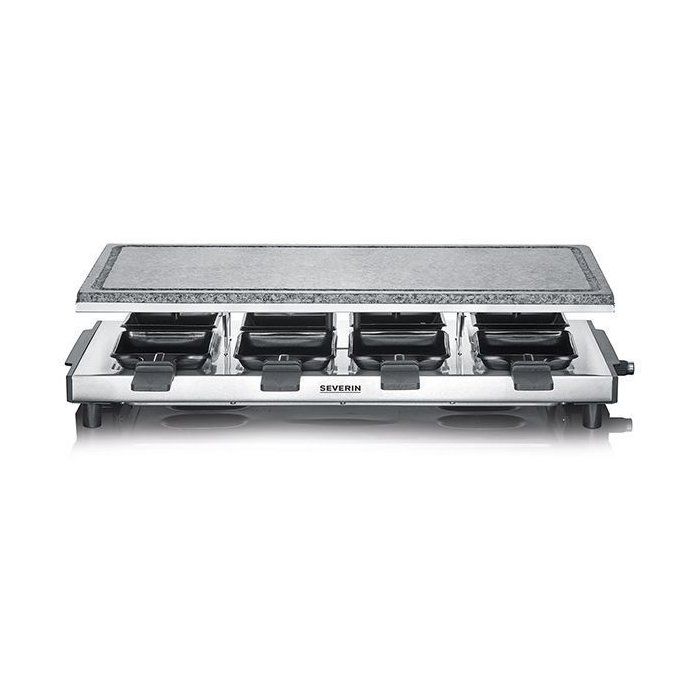 Appareil a raclette - SEVERIN - RG2374 - 8 personnes - Revetement anti-adhésif - 1500 W - Noir
