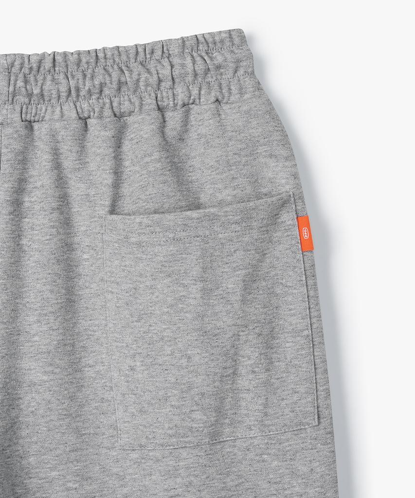 Peopeupeopeudebteu 3Pleats Bermuda Wide Sweat Shorts Gray