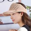 Summer Mesh Baseball Cap for Men Women Shiny Rhinestone Sun Visor Hat Outdoor Empty Top Hat for Beach Golf Tennis Baseball