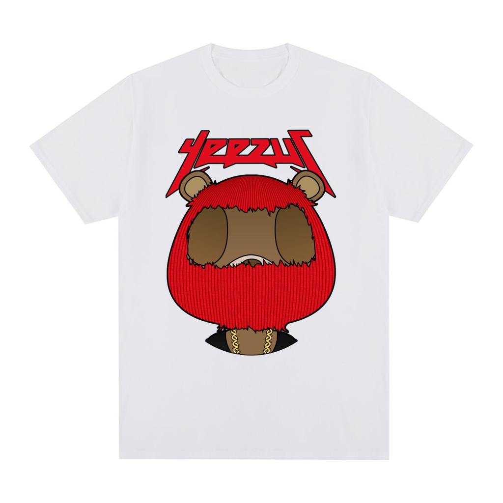 Kanye West Vintage T-shirt Tour Commemorative Printed Retro Harajuku Cotton Men T Shirt New Tee Tshirt Womens Tops