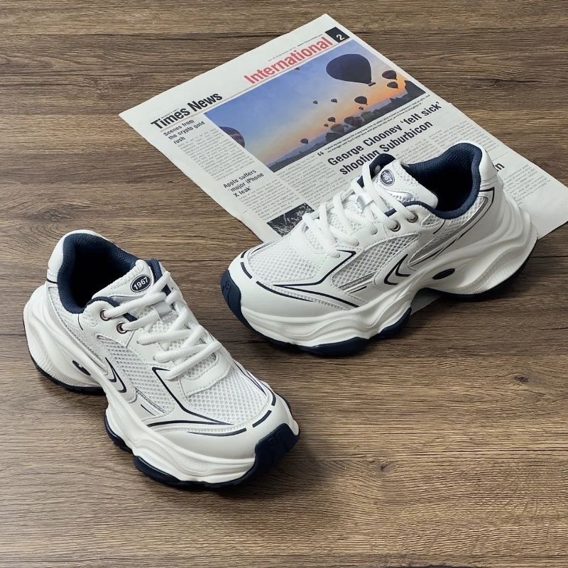 

New dad shoes women 2025 autumn increase Internet celebrity versatile mesh breathable sports shoes popular casual shoes 40