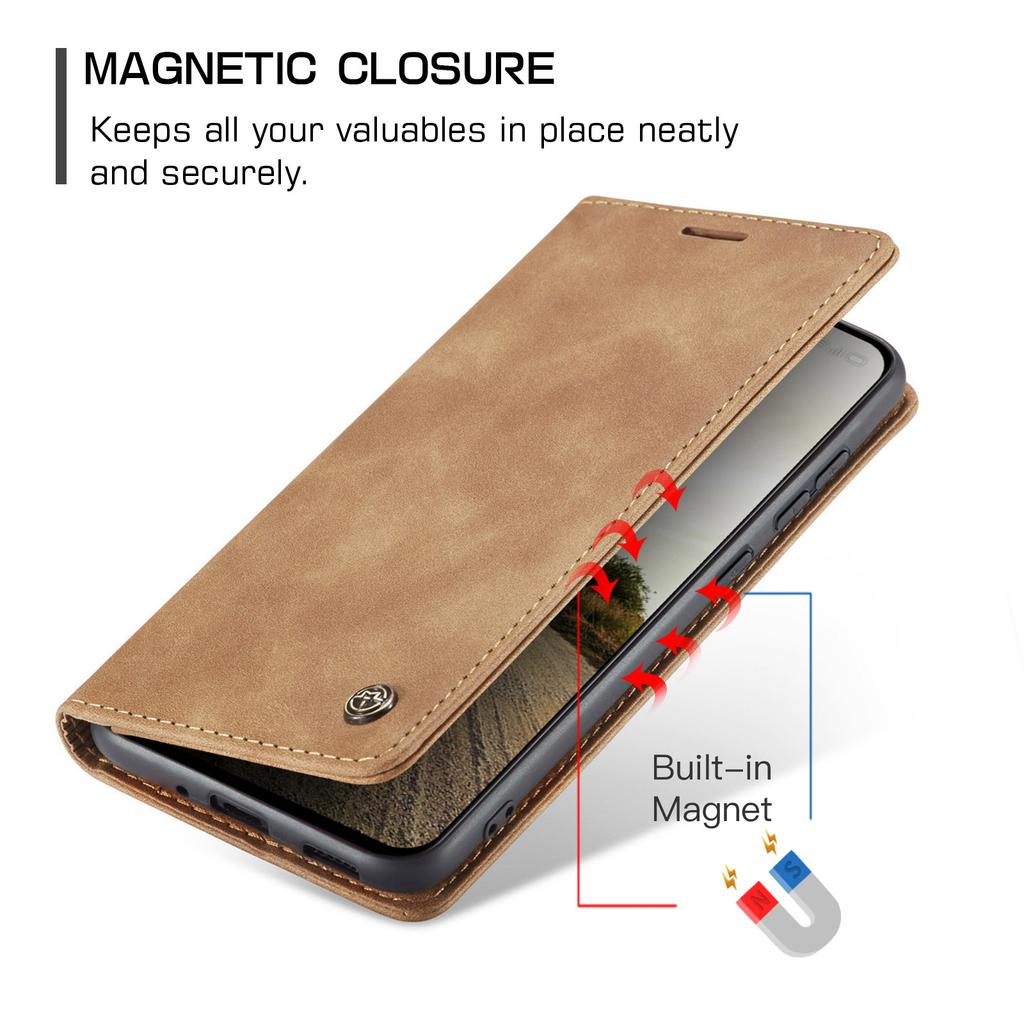 For Oppo Reno13 5G (Global) Wallet Case CASEME 013 Series PU Leather Phone Cover Stand