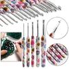 1pcs 2.25-10MM Crochet Hook Rubber Grip Extra Long Crochet Needles Ergonomic Hand Tools for DIY Apparel Sewing Supplies