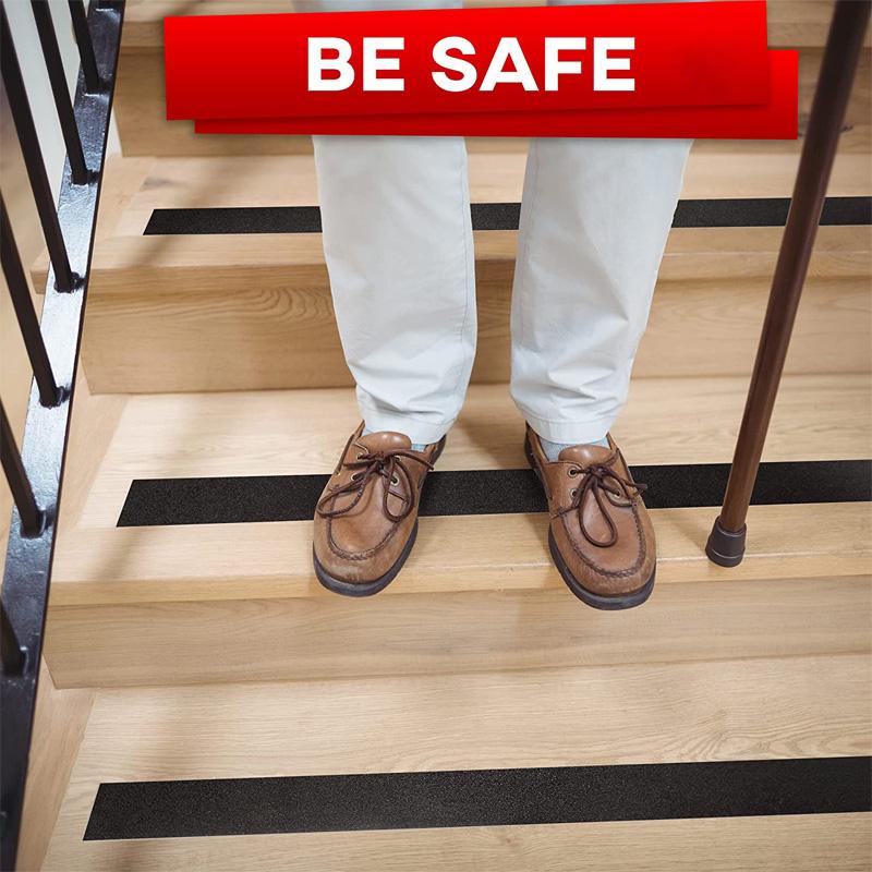 2.5/5.0CM x 5M Hochbelastbares Anti-Rutsch-Band Wasserdichtes Outdoor-Gripband für Treppenstufen Rampe Skateboards Klebstoff Rutschfeste Streifen