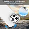 For iPhone 14 Pro Case Frameless Ultra Thin TPU + PET Phone Cover Reinforced Corners
