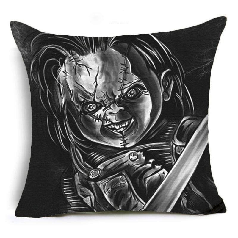 

Кукла Хороший Парень Чаки Дизайн фильма ужасов Наволочка для подушки Новая Doll