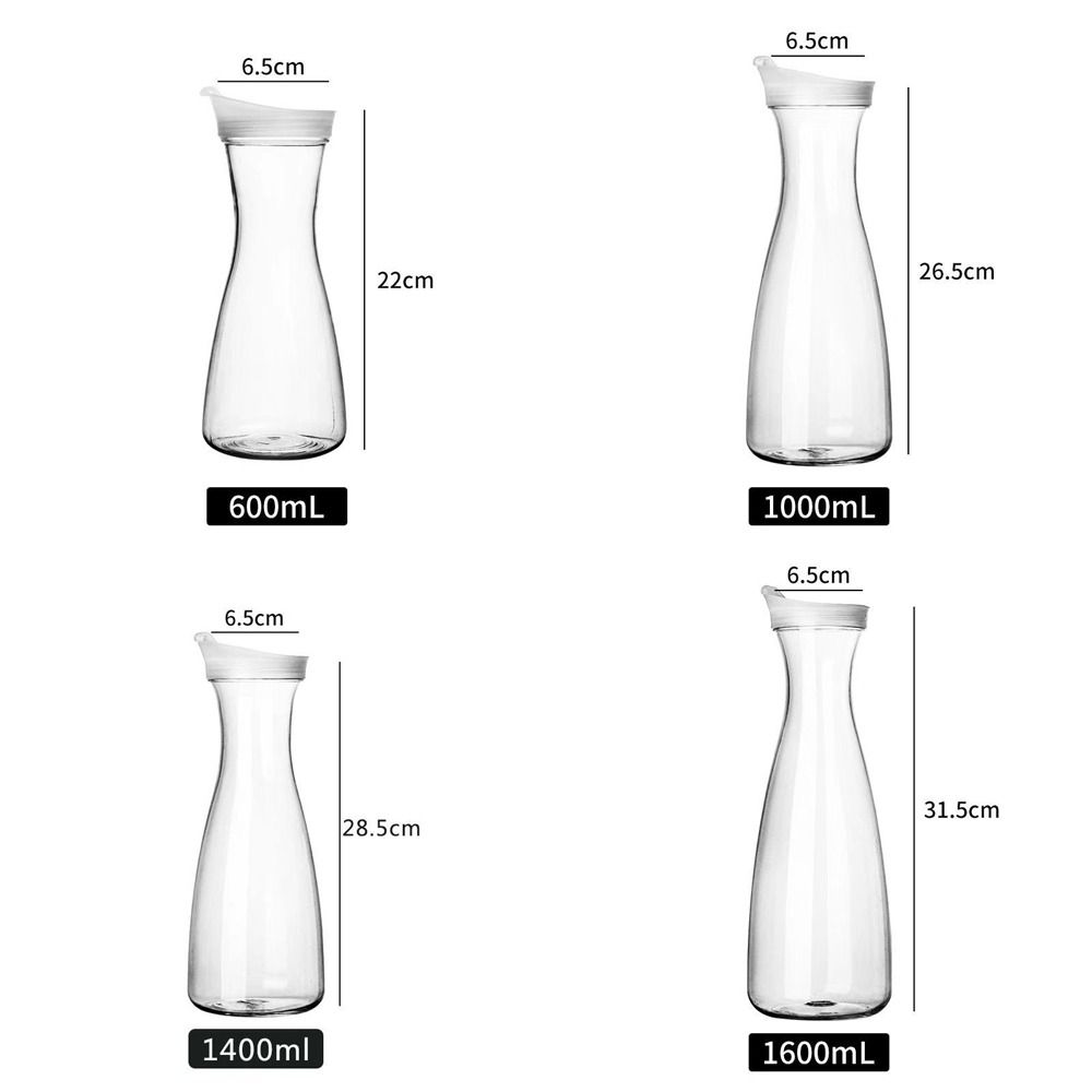 Heat-resistant Juice Bottle Transparent Coffee Milk Pot New Juice Cold Water Bottle